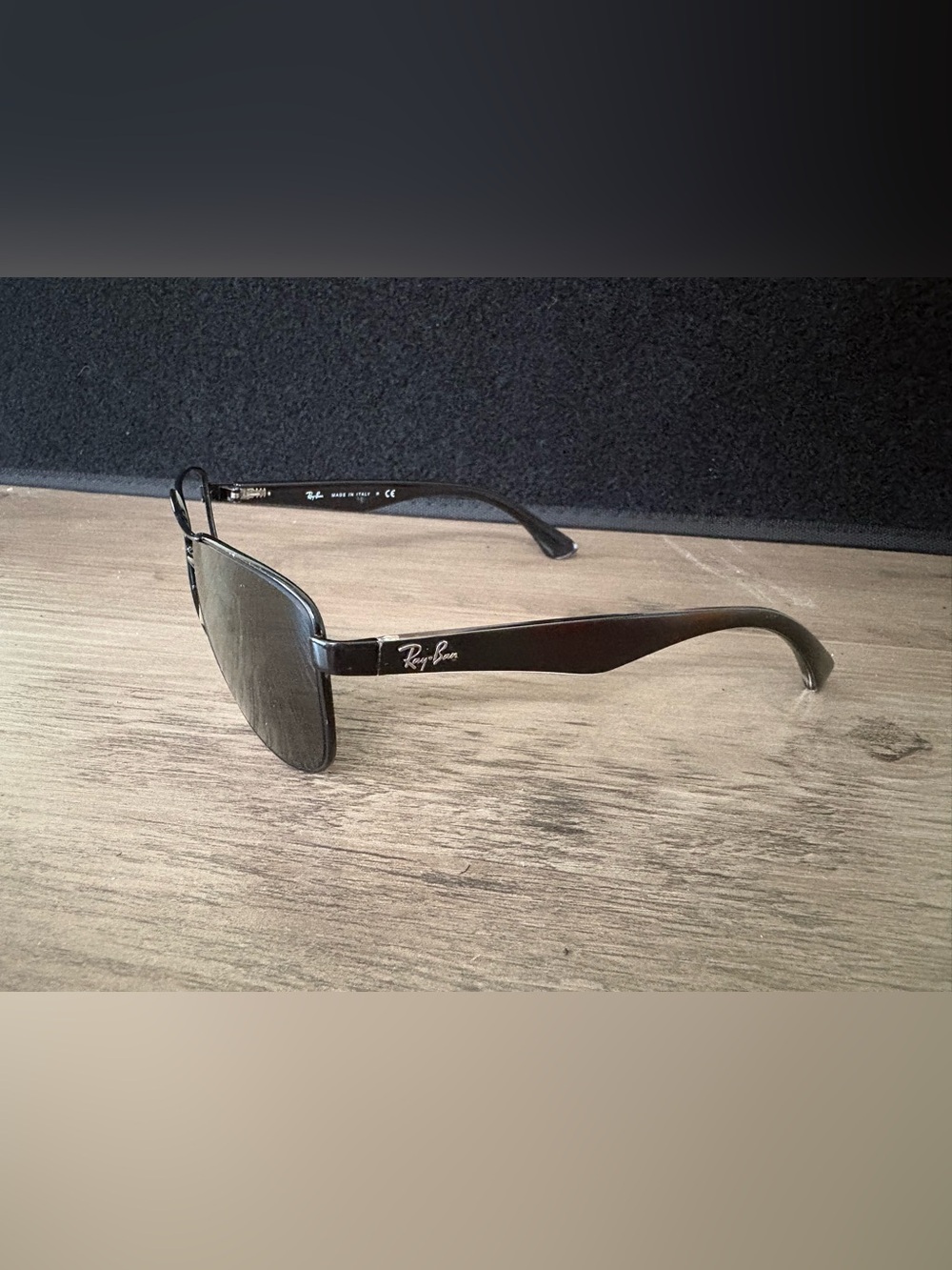 Ray-Ban RB3533 Black Eyeglass Frames 57□17 Made in Italy RX Ready Frames Only